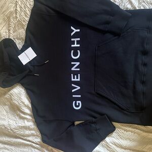 Givenchy Black Hoodie with White Tag